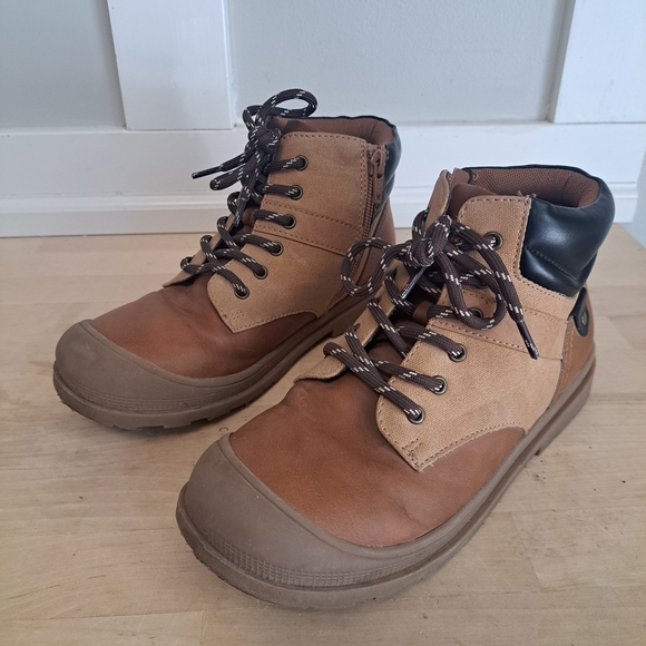 Sonoma Boys Brown Cognac Boots Size 3 Medium - Picture 1 of 6